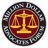 Million Dollar Advocates Forum Personal Injury Firm In Glendale CA Award